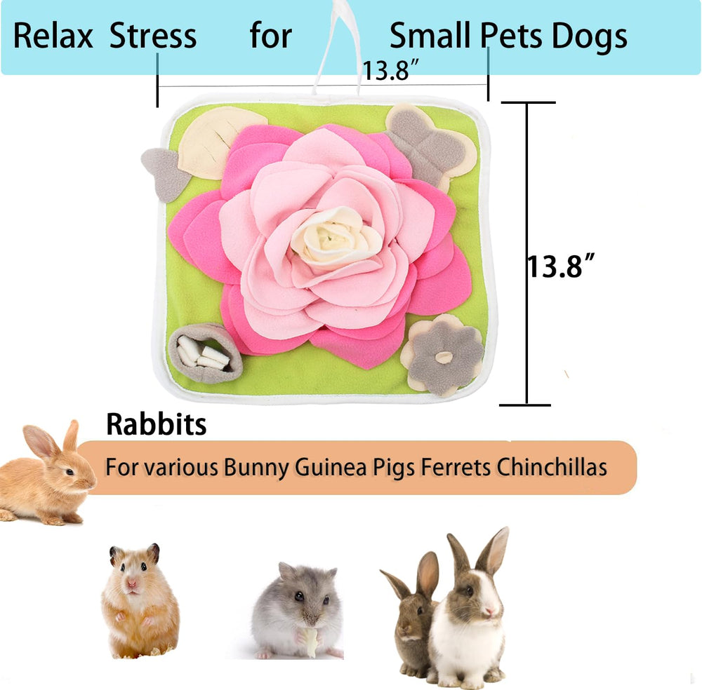 Alibuy tapis en usage avec lapin fouillant friandises, stimulation mentale