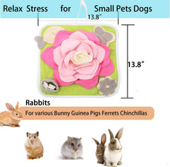 Alibuy tapis en usage avec lapin fouillant friandises, stimulation mentale