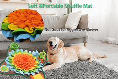 Alibuy tapis snuffle chien en utilisation réduisant la vitesse d'absorption grâce au jeu