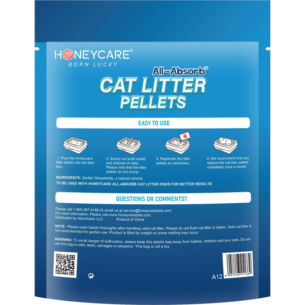 Chat utilisant All-Absorb montrant confort et propreté du bac