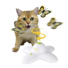 ALL FOR PAWS baguette avant montrant le papillon rotatif pour amusement durable