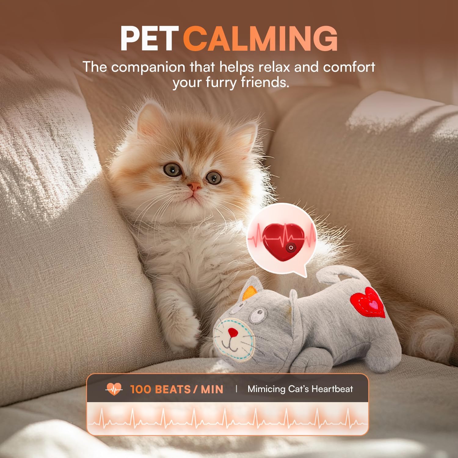 ALL FOR PAWS gros plan du mécanisme de battement procure apaisement