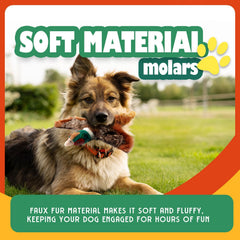 ALL FOR PAWS détail plumage et texture douce, stimule le toucher