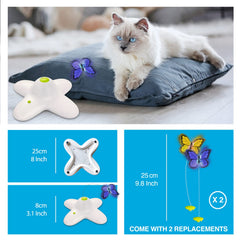 ALL FOR PAWS ensemble contenu boîte avec deux papillons pour prolonger jeu