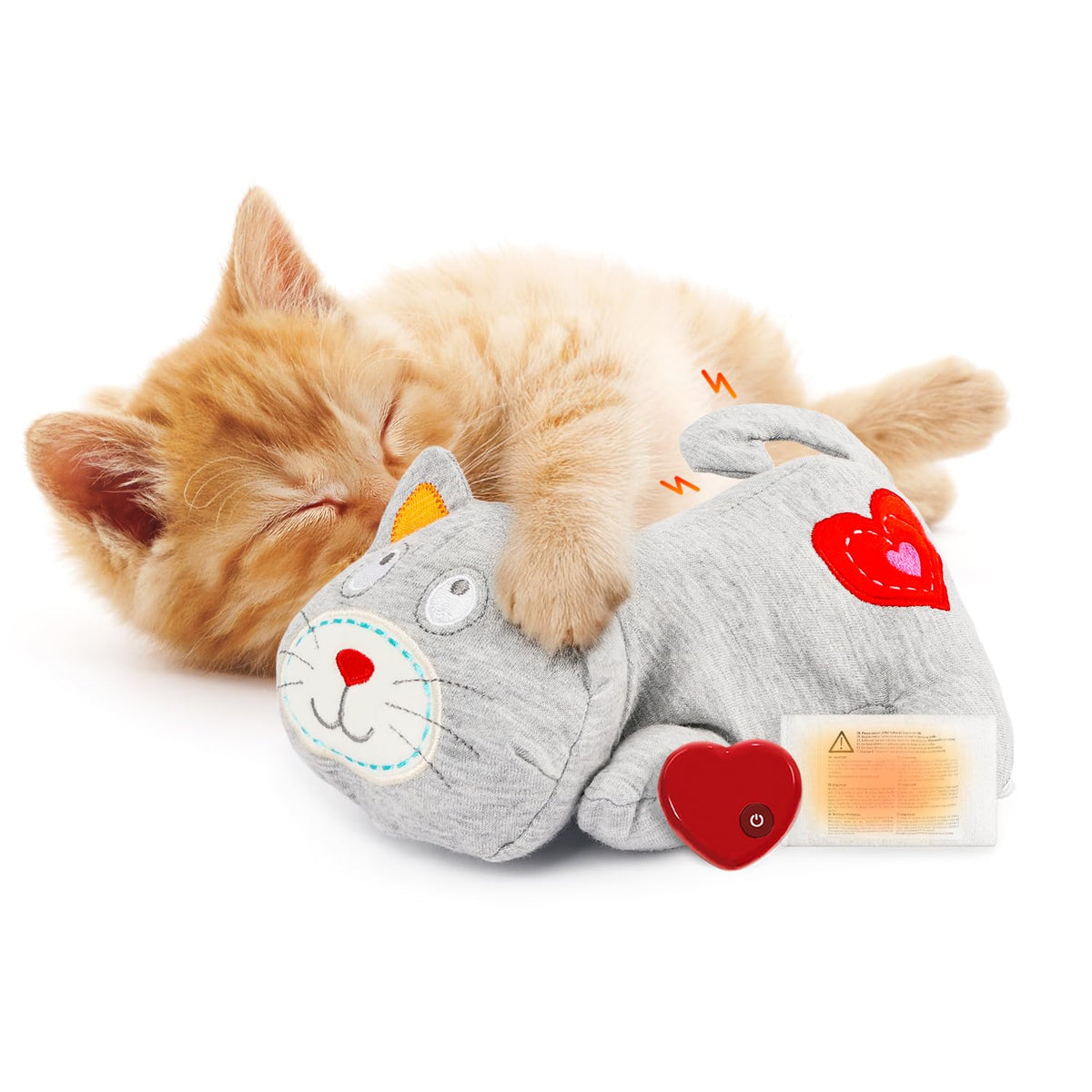 ALL FOR PAWS peluche chat vue face avant apporte confort et sécurité