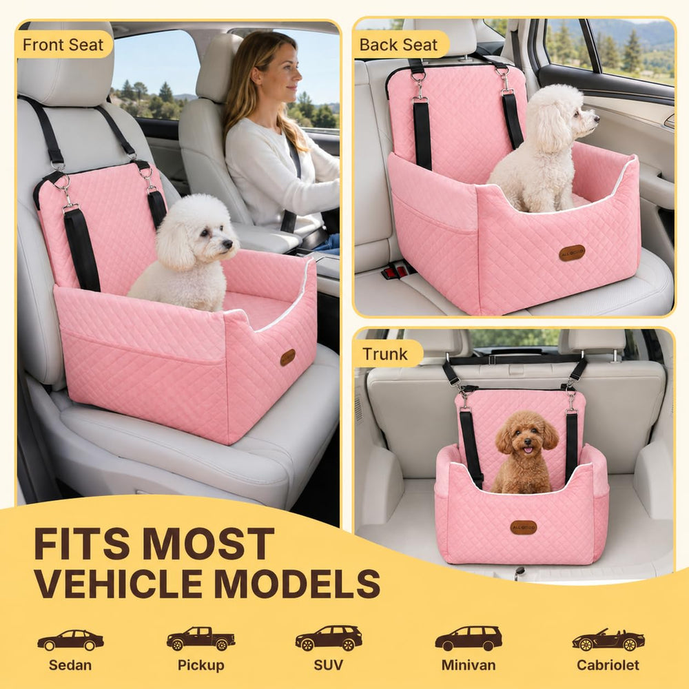 ALL GOOD PET SUPPLIES côté simili-cuir respirant pour usage estival