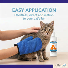 Allerpet gants de toilettage offerts facilitant le retrait de poils et dander