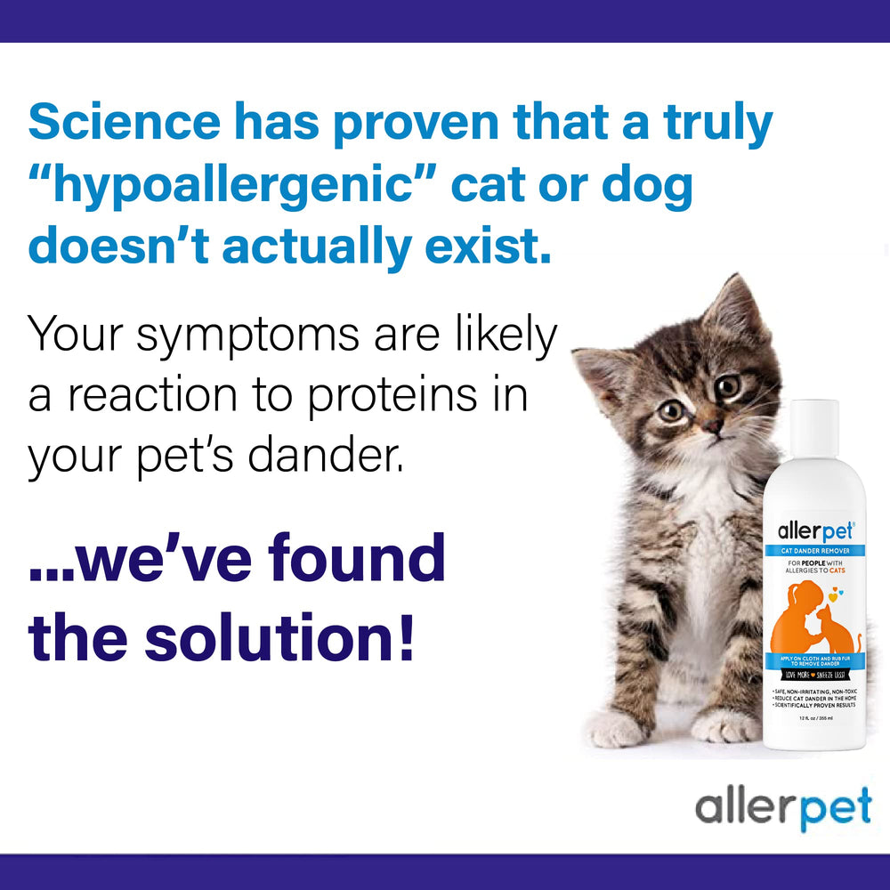 Allerpet solution texture visible indiquant une formule non grasse et sûre