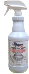 Allersearch Cat Dander Spray ADMS bouteille 32 oz montrant l'étiquette, facile à utiliser