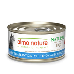 almo nature emballage avant montrant la boîte et bénéfice qualité HQS