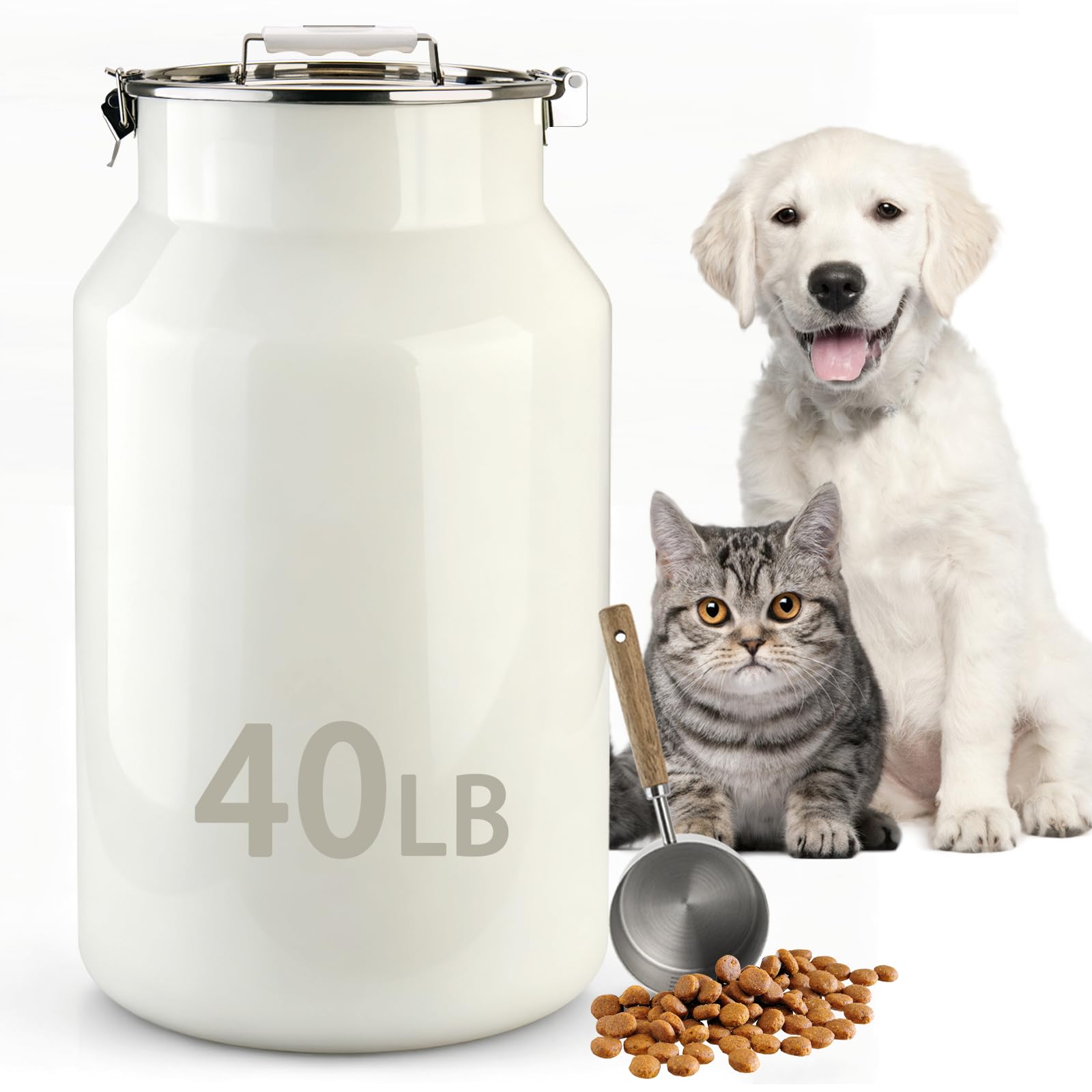 Aloxina bac 40 lb face avant montrant robustesse et rangement hygiénique
