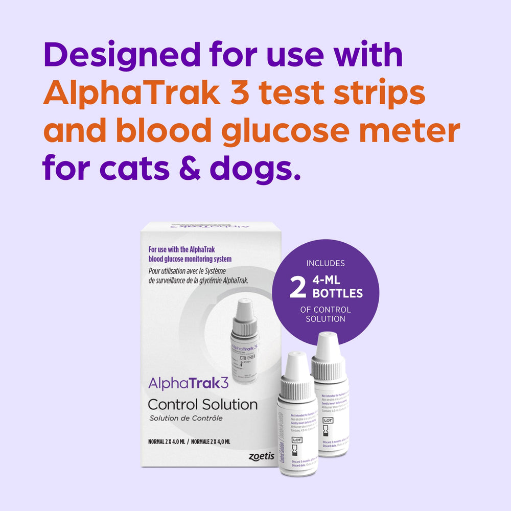 AlphaTRAK comparaison taille flacon 4 mL montrant format compact et transportable