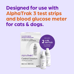AlphaTRAK comparaison taille flacon 4 mL montrant format compact et transportable