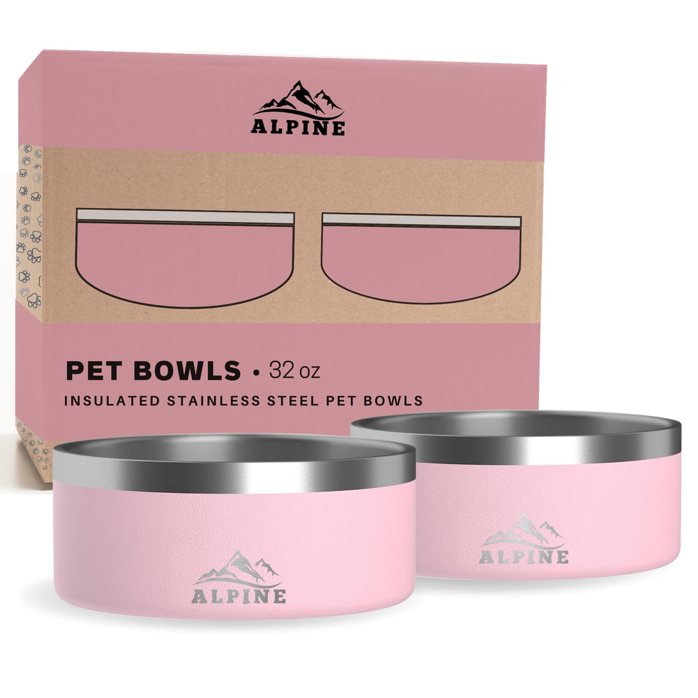 ALPINE gamelle face rose montrant design durable et finition soignée