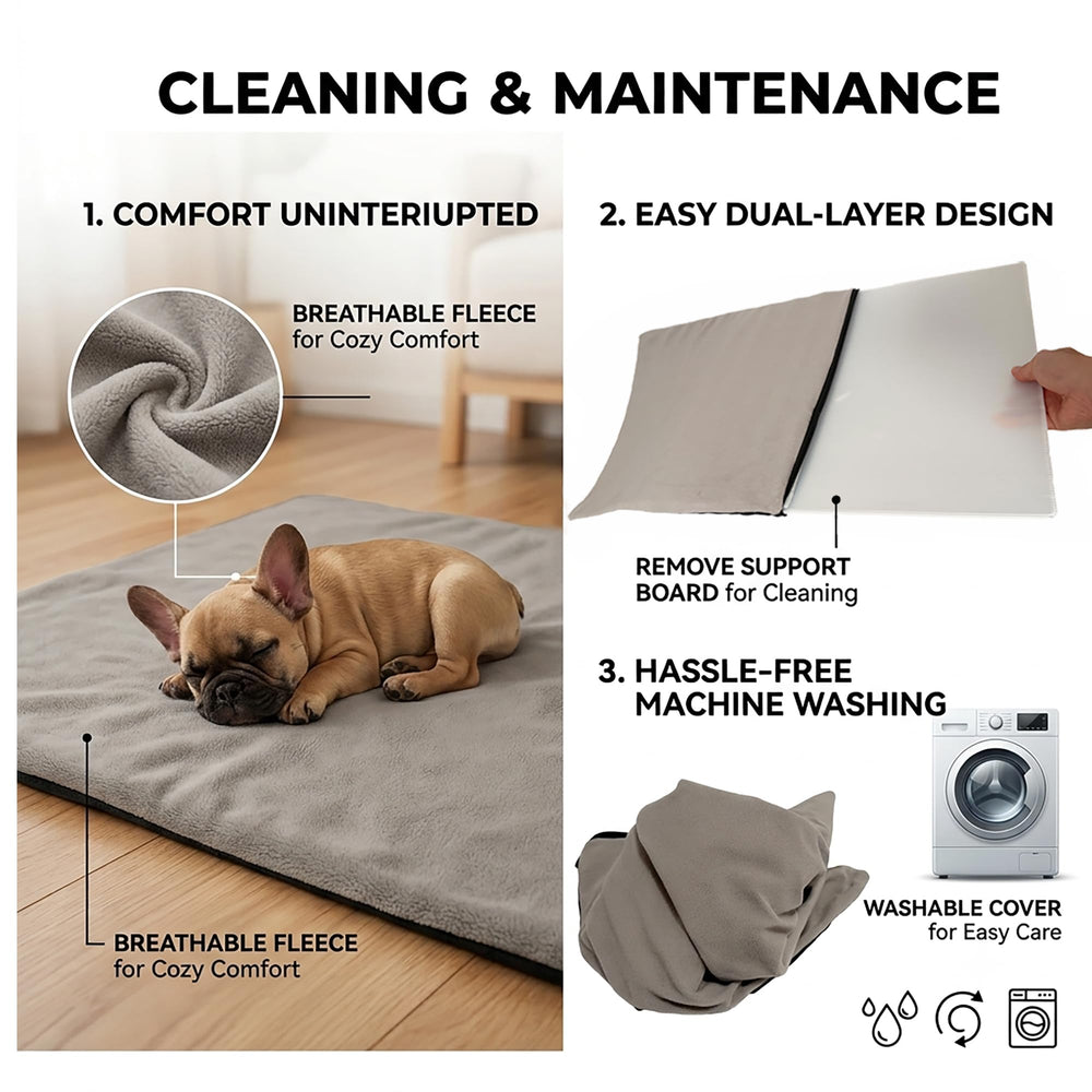 ALWBETHE coussin détachable en polaire confortable et lavable en machine