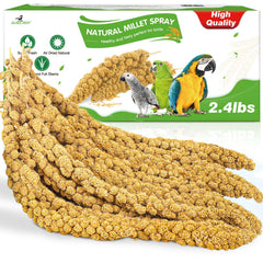 ALWZ-RDY boîte ouverte montrant sprays de millet frais, facile à distribuer