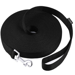AmaGood longe 50 ft vue face montrant la longueur et la couleur noire pour sécurité