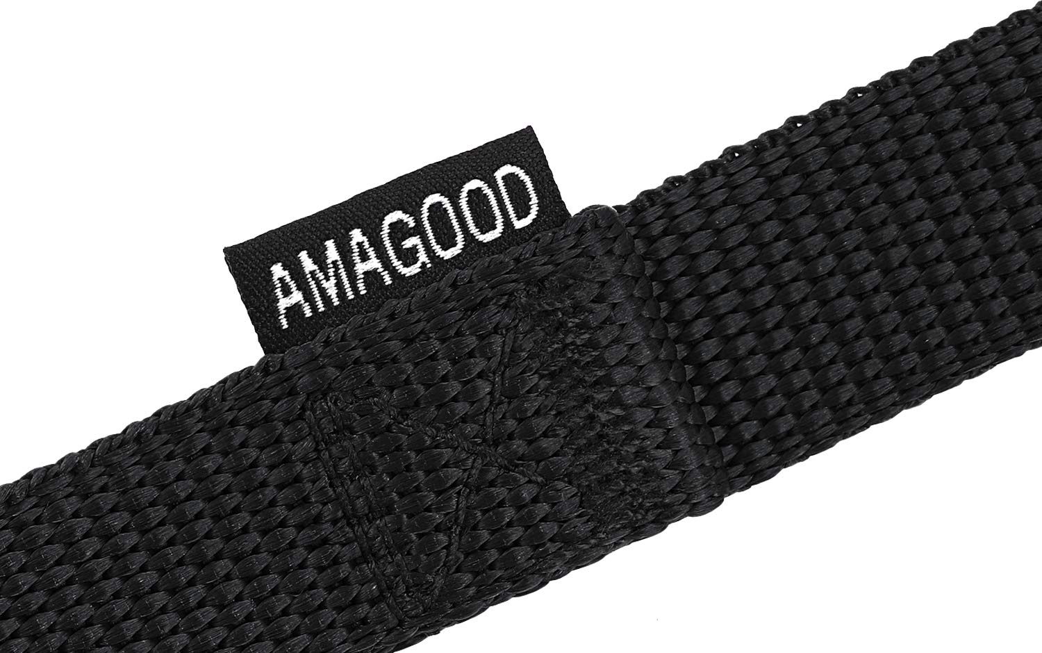 AmaGood longe enroulée dans sac montrant facilité de rangement et transport