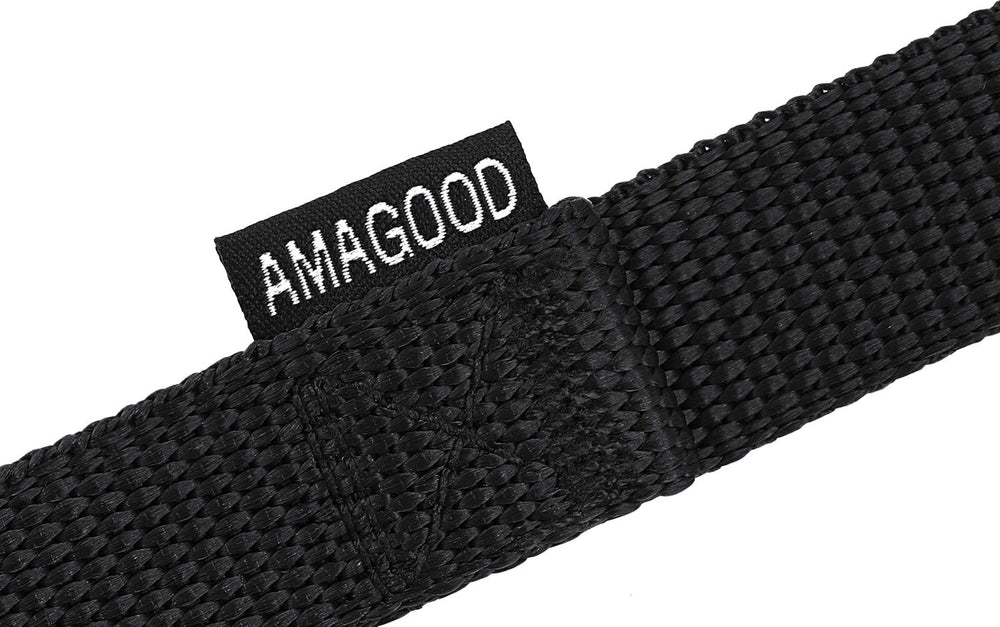 AmaGood longe enroulée dans sac montrant facilité de rangement et transport