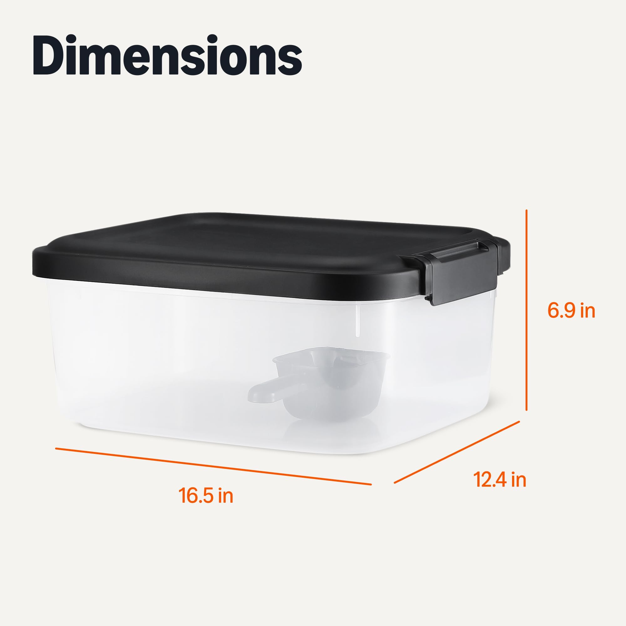 Amazon Basics comparaison avec main montrant capacité de 10 lb pratique