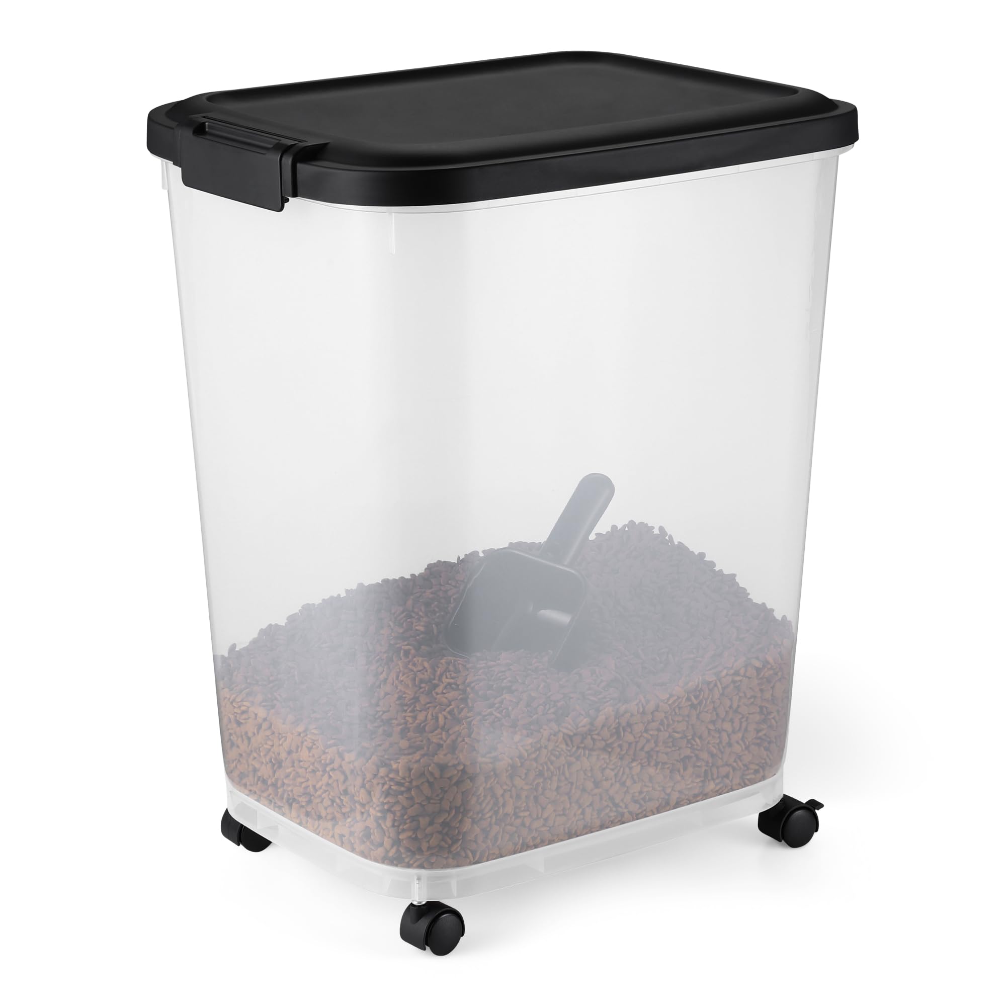 Amazon Basics contenant face avant montrant design pratique et capacité