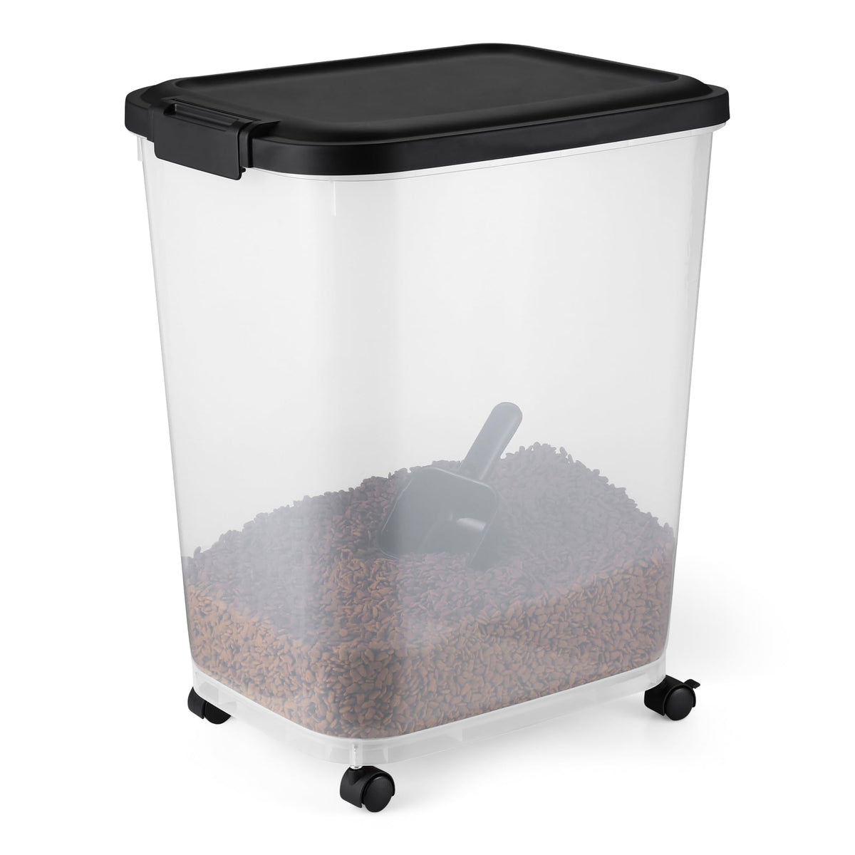 Amazon Basics contenant face avant montrant design pratique et capacité