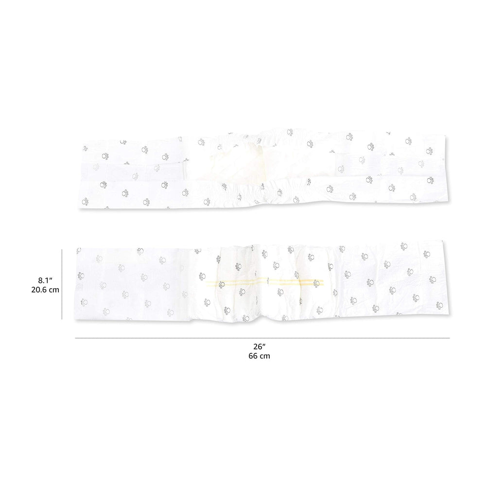 Amazon Basics couche portée par chien mâle illustrant coupe et confort en mouvement