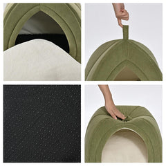 Amazon Basics coussin détachable zoom montrant la texture lavable