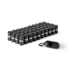 Amazon Basics emballage avant montrant 600 sacs pour rangement pratique
