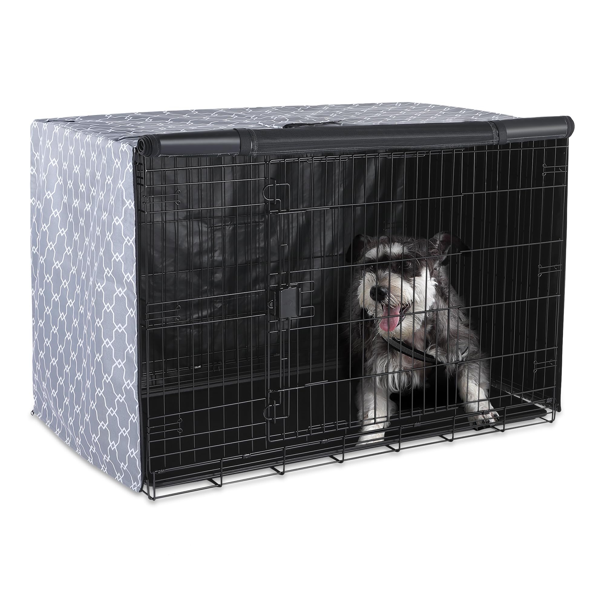Amazon Basics housse de face montrant couverture complète et calme