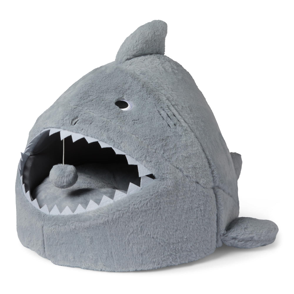 Amazon Basics maison requin vue de face montrant l'entrée et le confort