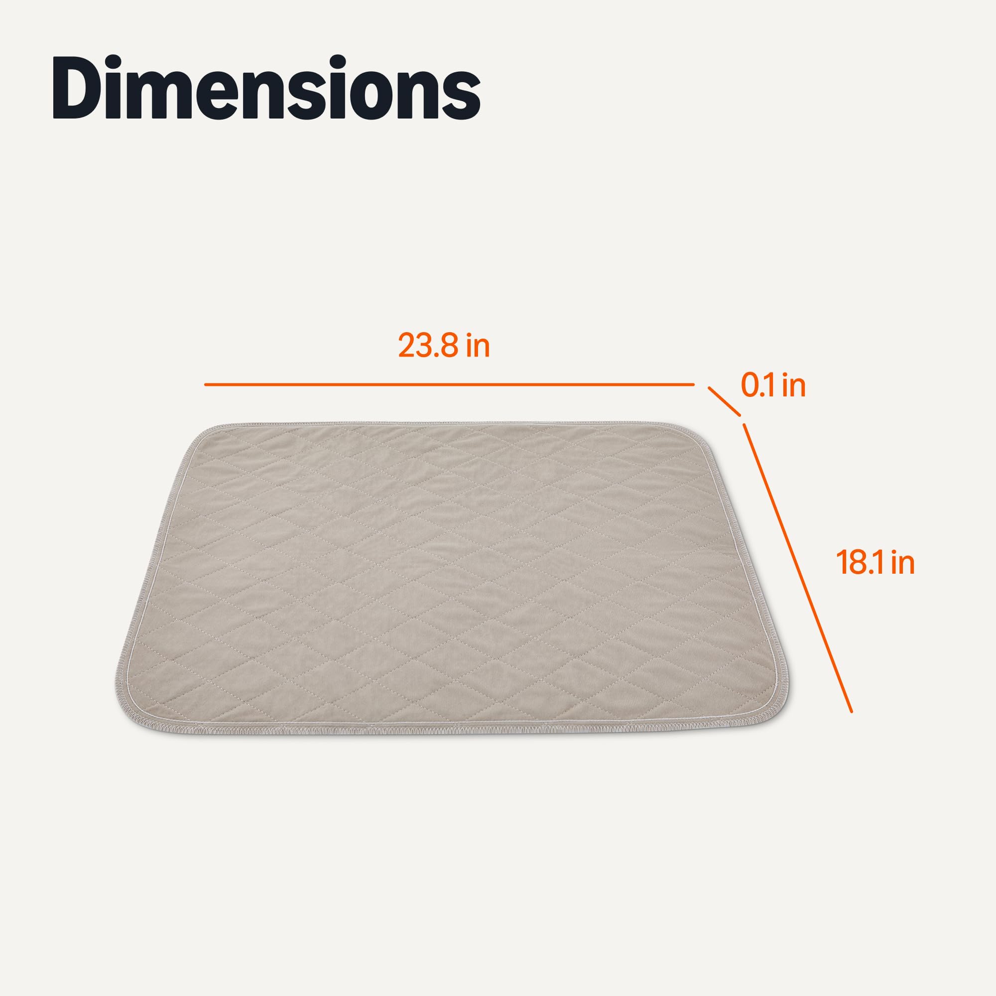 Amazon Basics comparaison taille avec main pour évaluer dimensions