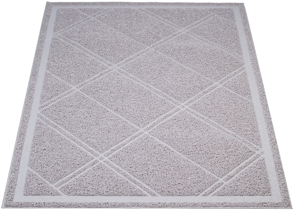 Amazon Basics tapis face avant gris protégeant le sol et style discret