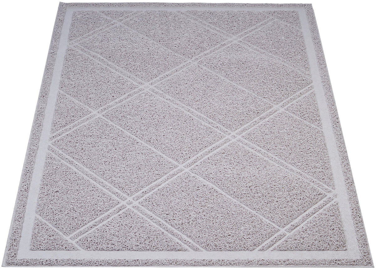 Amazon Basics tapis face avant gris protégeant le sol et style discret