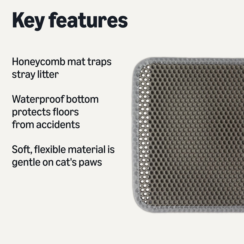 Amazon Basics gros plan motif nid d'abeille attrape la litière