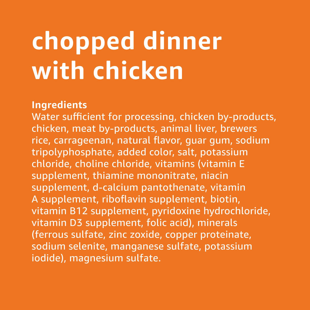 Amazon Basics gros plan du mélange riz et poulet montrant douceur