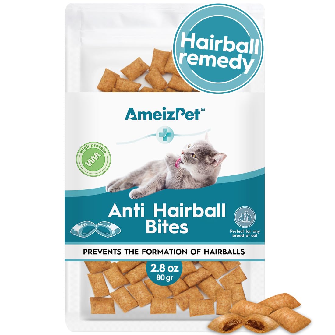 AmeizPet emballage devant montrant produit et avantage digestif