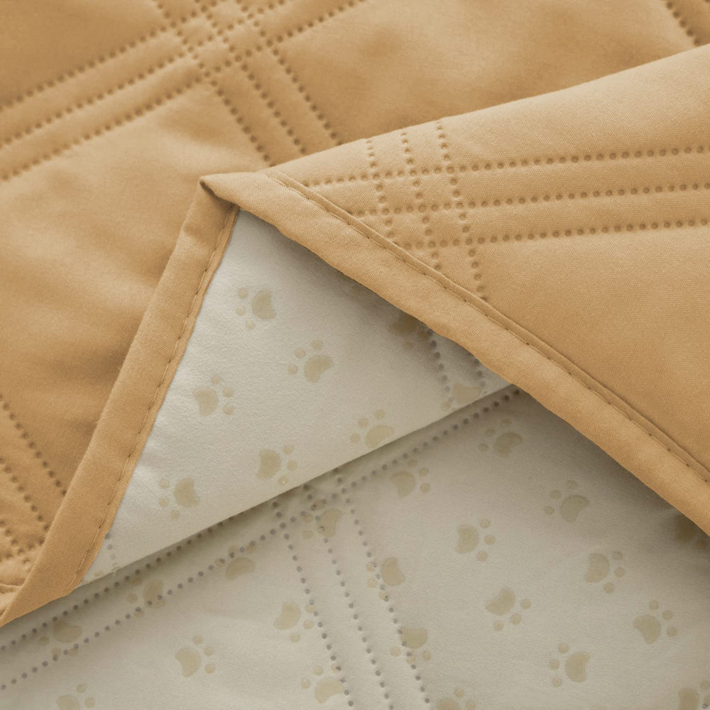Ameritex housse installée sur canapé démontrant protection esthétique