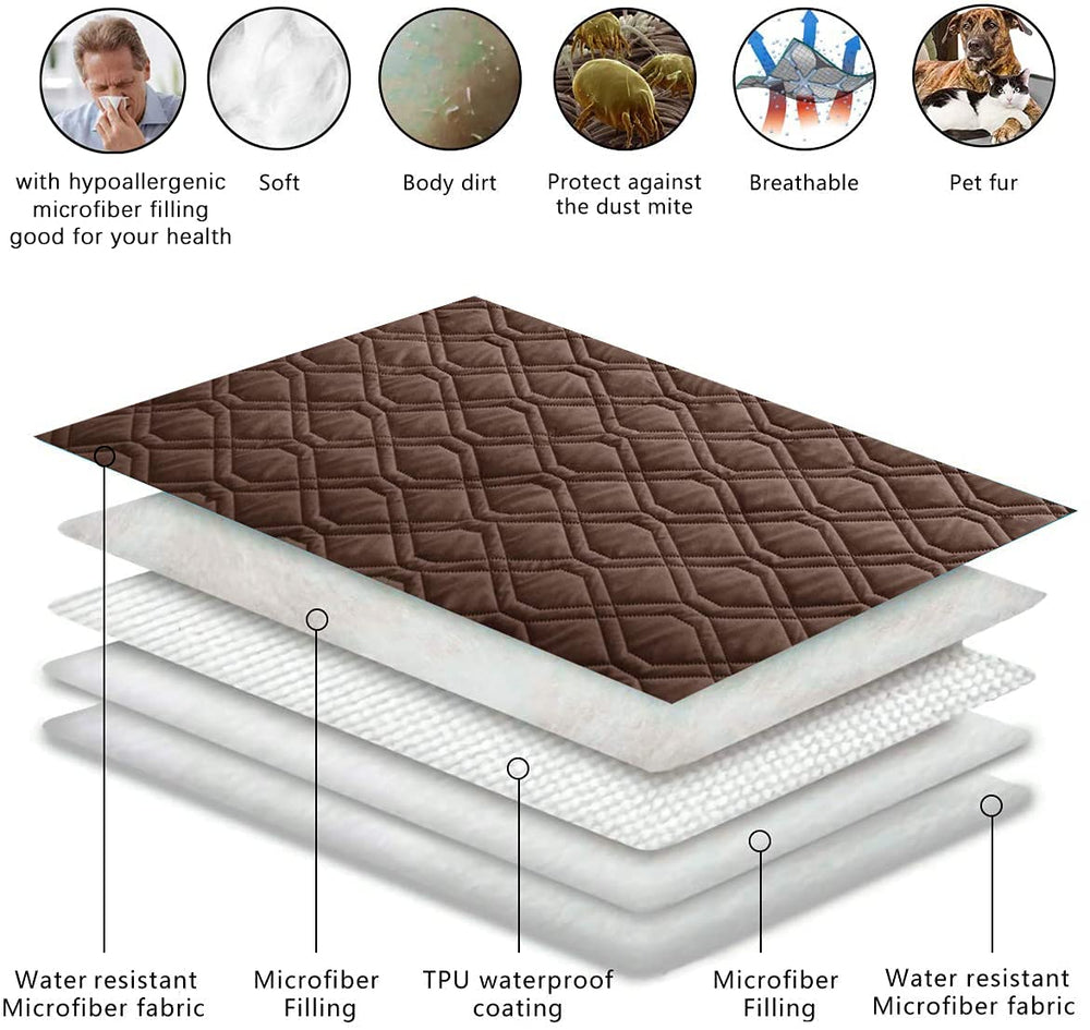 Ameritex housse en usage avec chien, protection pratique et facile