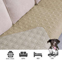 Ameritex housse réversible montrant deux couleurs pour adapter la décoration