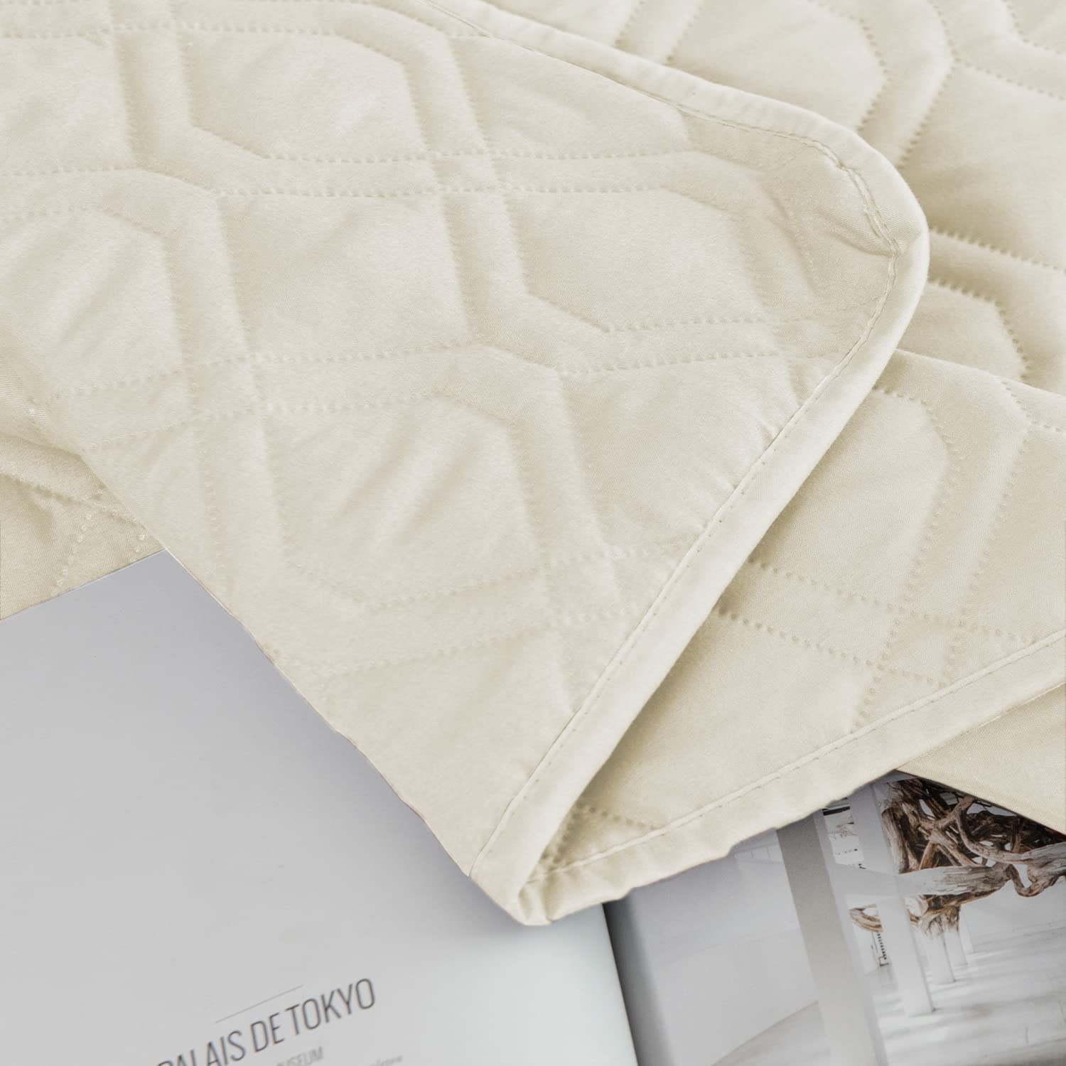Ameritex housse réversible dépliée offrant double couleur