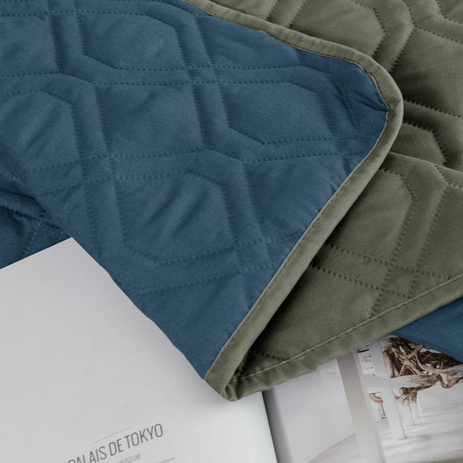 Ameritex vue réversible deux couleurs permettant d'harmoniser la déco
