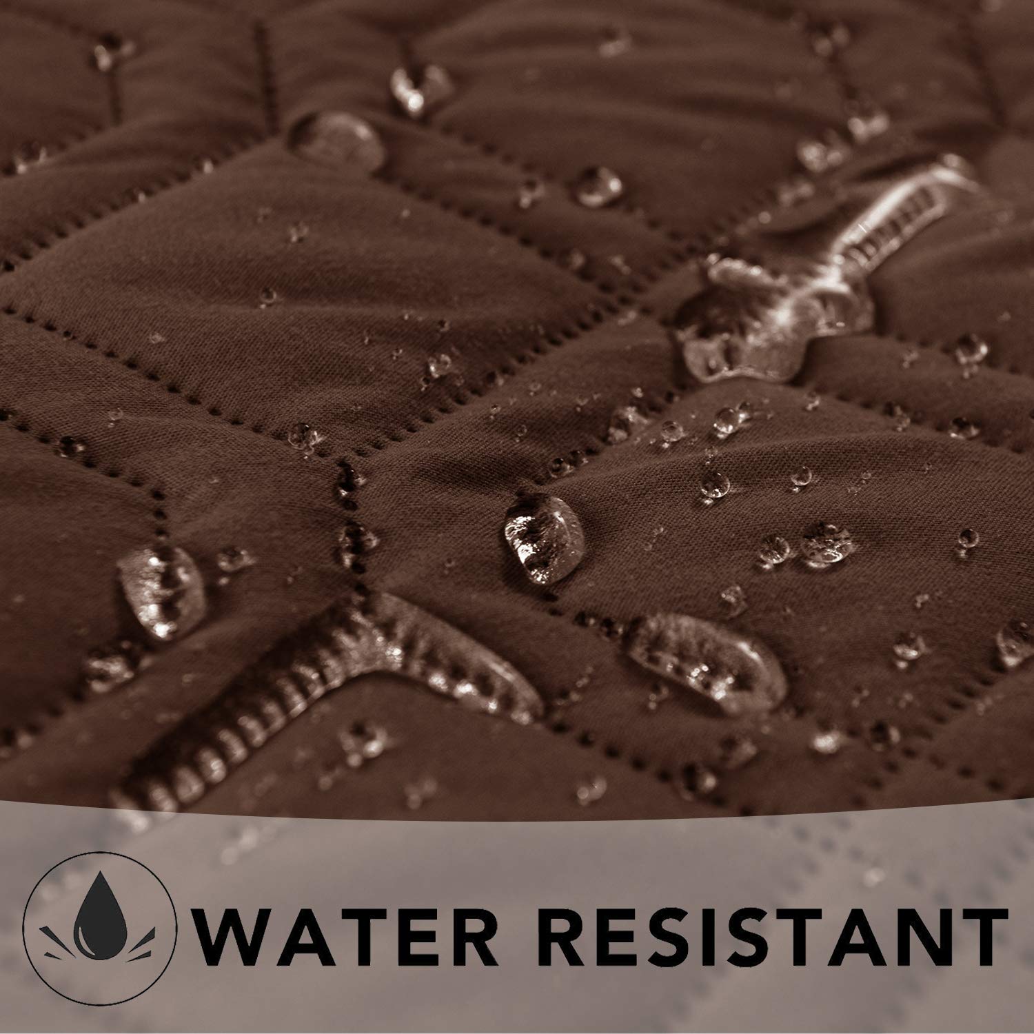 Ameritex membrane TPU montrée en gros plan bloquant liquides