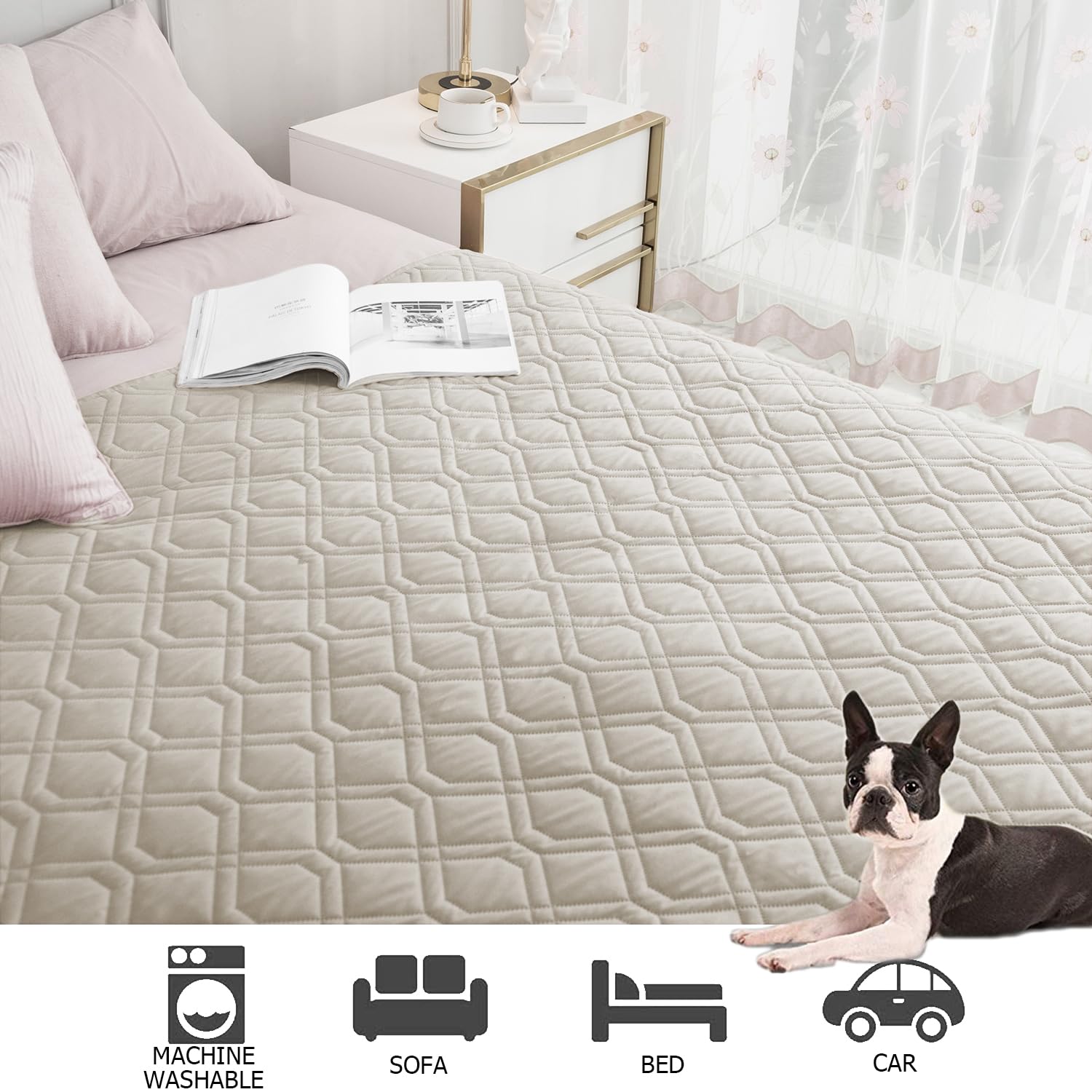 Ameritex housse pliée pour rangement compact et gain de place pratique
