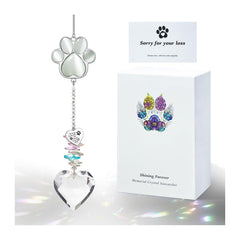 AMETHUARTZ vue avant du suncatcher dans son coffret, apaisement assuré