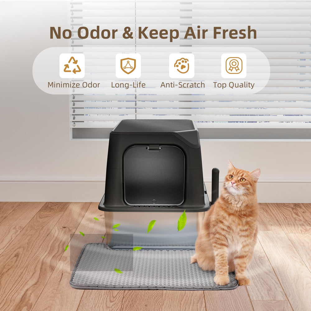 Amniau bac inox chat utilisant le bac confort et espace