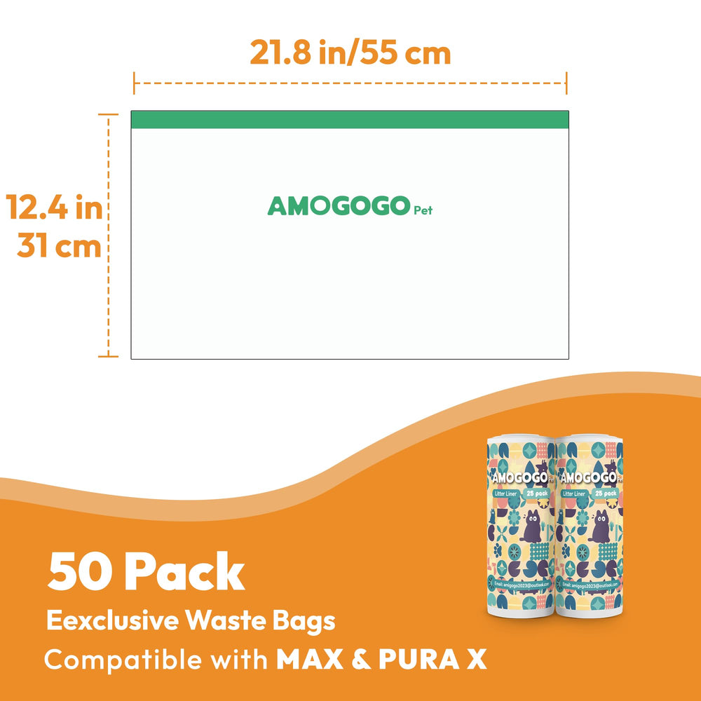 AMOGOGOPET lot 50 sacs présenté pour stocker longtemps