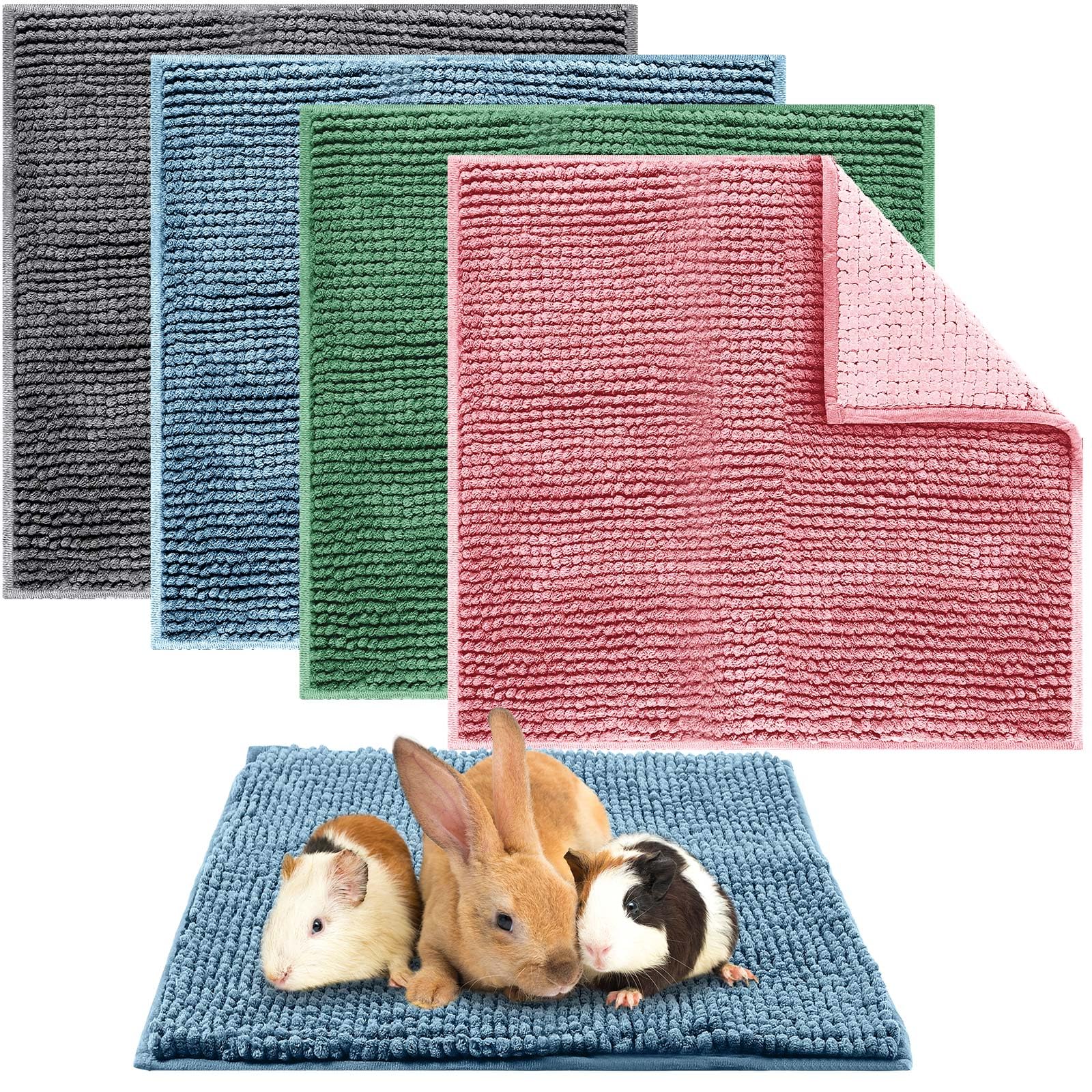 Amylove tapis face avant montrant couleurs mixtes et confort pour cage