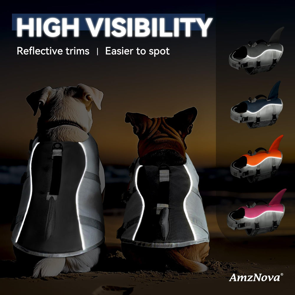 AMZNOVA gilet requin mousse épaisse au cou pour soutien confortable