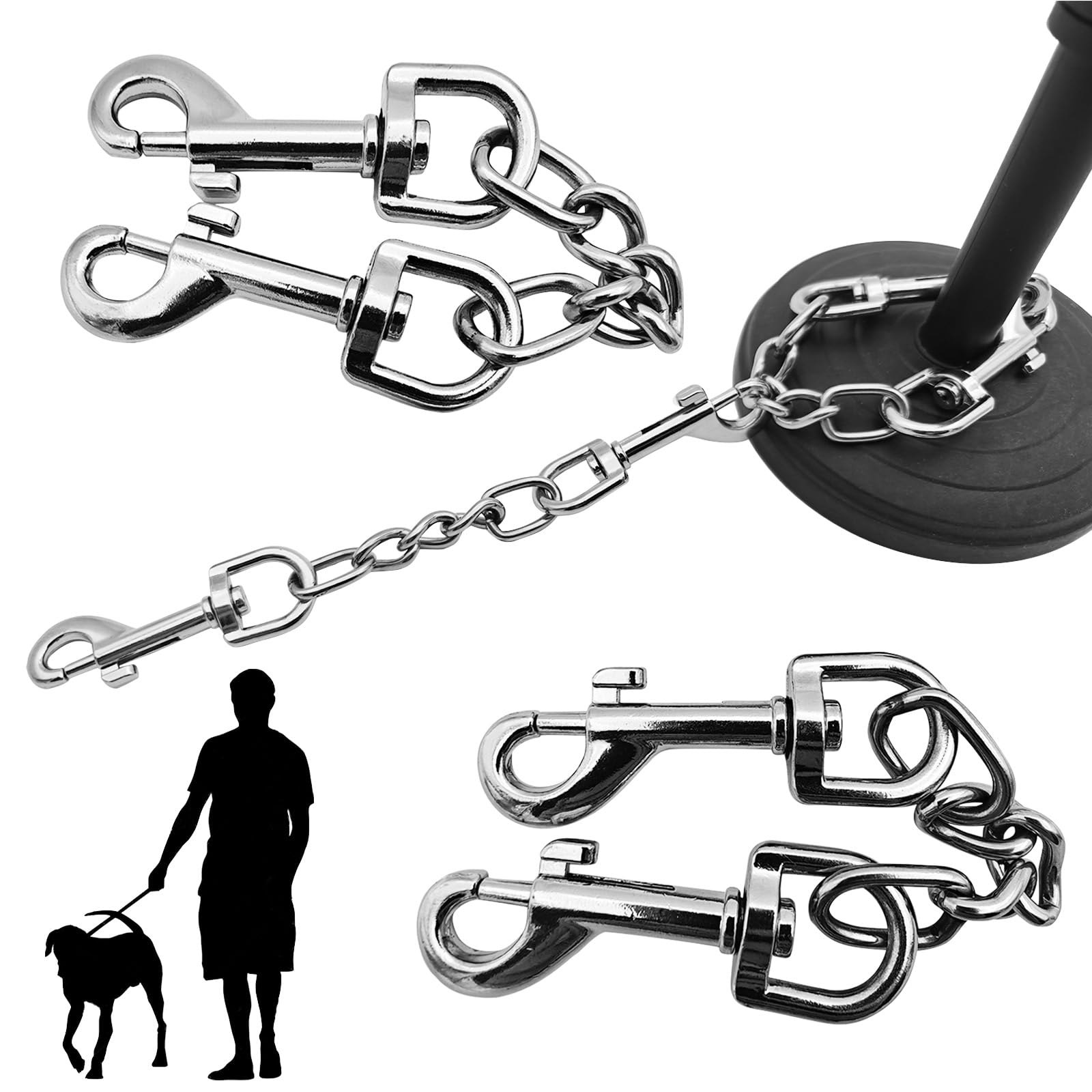 AncBace clip utilisé en promenade, maintien sûr du chien